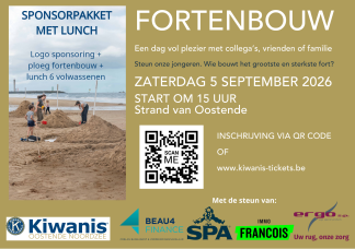 Fortenbouw sponsorpakket met lunch